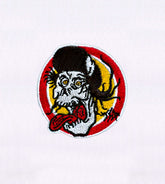 Wild and Wacky Skull Face Embroidery Design