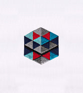 Pastel Inspired Geometric Cube Quilting Embroidery Design