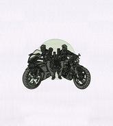 Thug and Loitering Bikers Embroidery Design