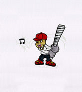 Piano Keys Bashing Rapping Maestro Embroidery Design