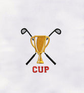 Tremendous Trophy Embroidery Design