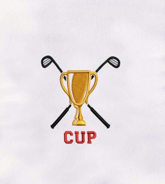 Tremendous Trophy Embroidery Design