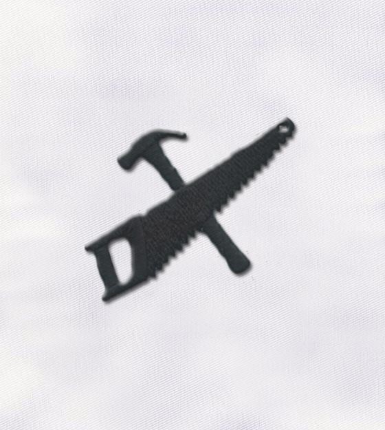 Hammer and Saw Tools Embroidery Design