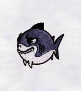 Little Fat Shark Embroidery Design