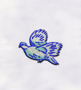 Colorful Flying Bird Embroidery Design