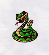 Cheerful Rattlesnake Machine Embroidery Design