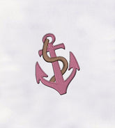 Heavy Anchor Machine Embroidery Design