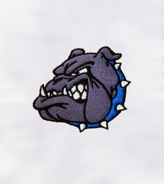 Angry Bulldog Machine Embroidery Design