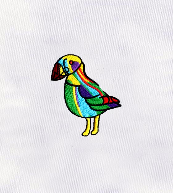 Colorful Parrot Digital Embroidery Design