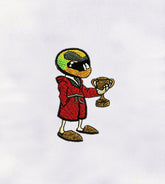 Poor Helmet Guy with Embroidery Design