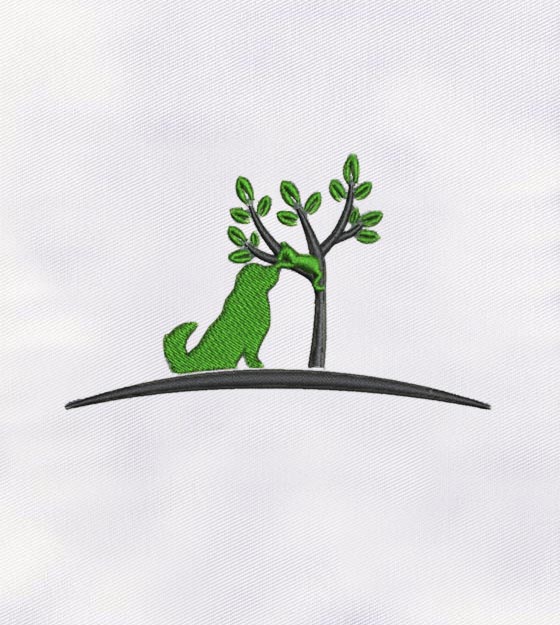 Playful Cat and Dog Machine Embroidery Design