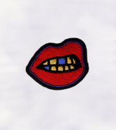 Red Lip Machine Embroidery Design
