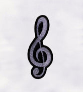 Musical Notation Symbol Embroidery Design