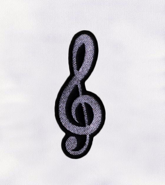 Musical Notation Symbol Embroidery Design