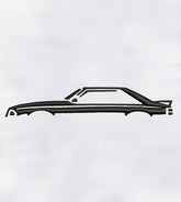 Black Classy Car Machine Embroidery Design