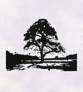 Isolated Tree Machine Embroidery Design