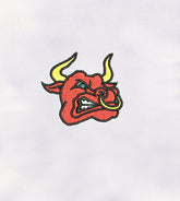 Blazing and Forceful Bull Embroidery Design
