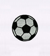 Iconic Monotone European Football Embroidery Design
