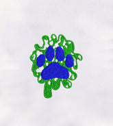 Dog Paw Machine Embroidery Design