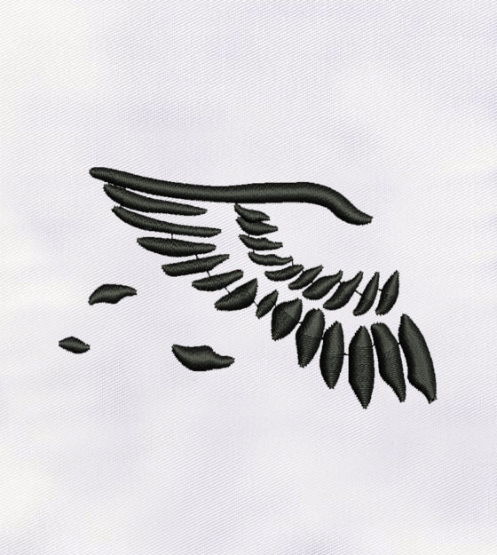 Bird Feathers Machine Embroidery Design