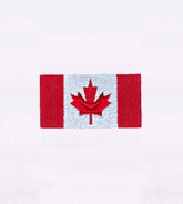 Patriotic Red and White Canada Flag Embroidery Design