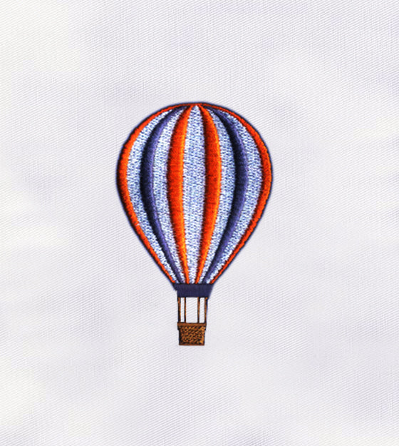 Hot Air Balloon Machine Embroidery Design