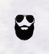 Classy Beard & Glasses Machine Embroidery Design
