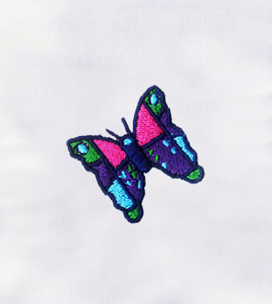 Colorful Butterfly Machine Embroidery Design