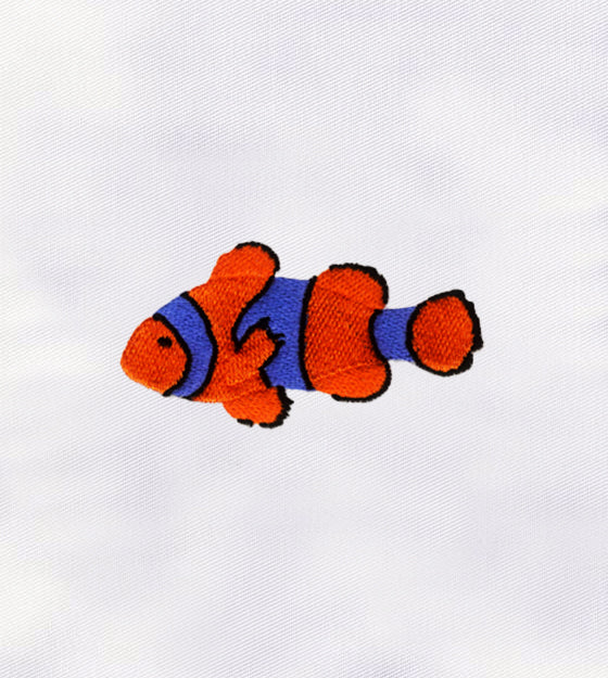 Colorful Little Fish Machine Embroidery Design