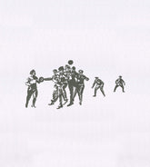 Soldiers Playing with Ball Embroidery Design