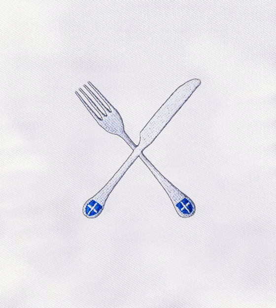 Spoon and Knife Machine Embroidery Design
