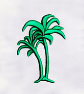 Green Palm Tree Machine Embroidery Design
