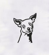 English Toy Terrier Embroidery Design