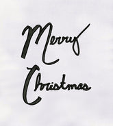 Merry Christmas Machine Embroidery Design