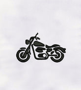 Heavy Motorbike Machine Embroidery Design