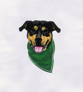 Beauceron Embroidery Design – Dog Head Machine Embroidery File