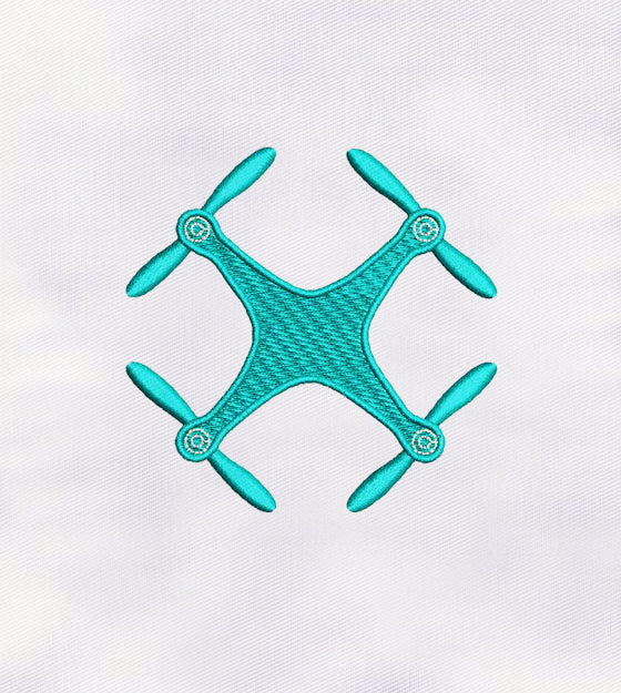 Drone Camera Machine Embroidery Design