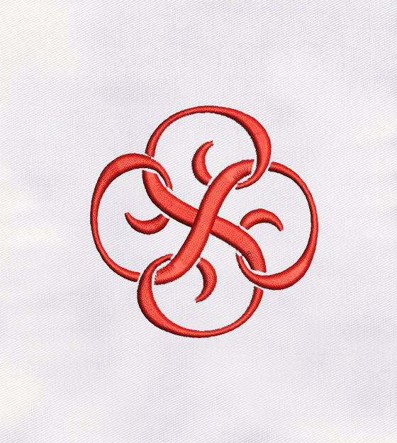 Symmetrical Shape Digital Embroidery Design