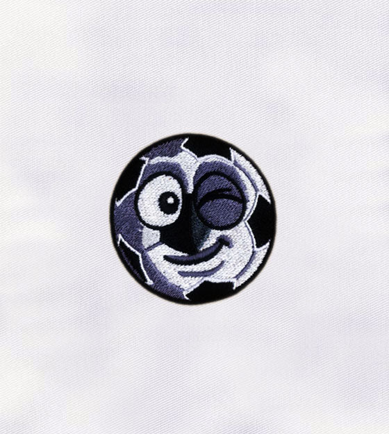 Soccer Ball Face Embroidery Design