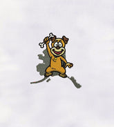 Happy Dog Machine Embroidery Design