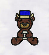 Cute Teddy Bear Machine Embroidery Design