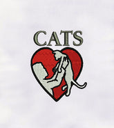 Love Cats Embroidery Design