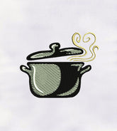 Cookware Machine Embroidery Design