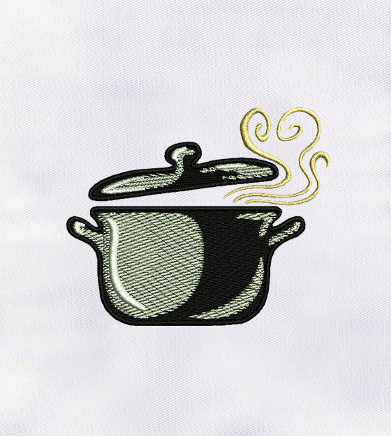 Cookware Machine Embroidery Design