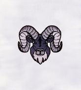 Astonishing Argali Face Embroidery Design