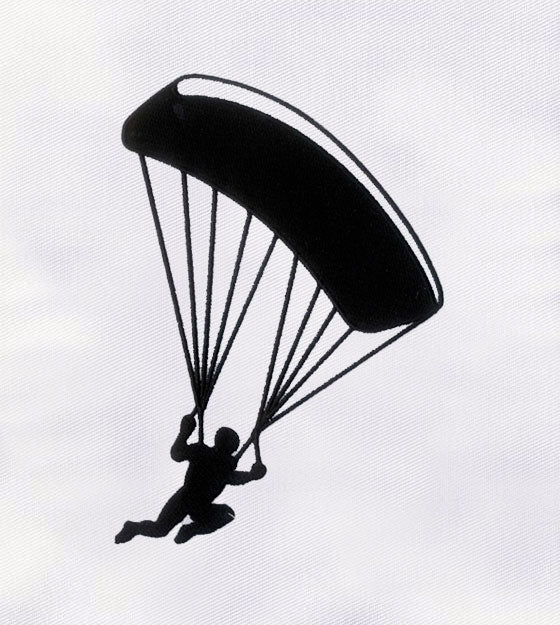 Incredible Parachute Machine Embroidery Design