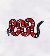 Colorful Rattlesnake Machine Embroidery Design