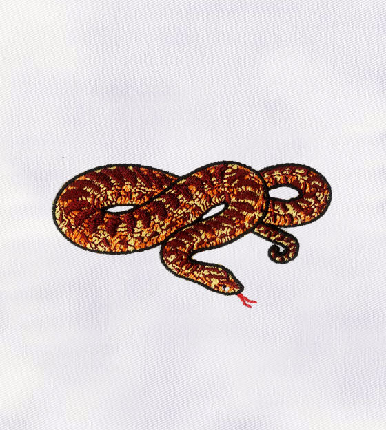 Corn Snake Machine Embroidery Design