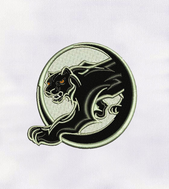 Black Cat Embroidery Design