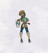 Maid Women Machine Embroidery Design